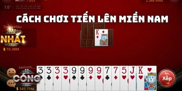 Hướng Dẫn Chơi Tiến Lên Miền Nam Tại BWing Thắng Lớn Mỗi Ngày